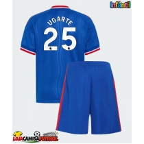 Camisa de Futebol Manchester United Manuel Ugarte #25 Equipamento Secundário Infantil 2026-27 Manga Curta (+ Calças curtas)
